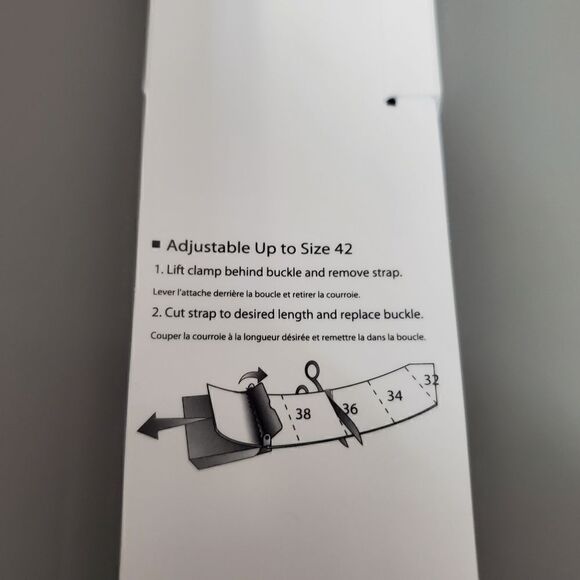 Nike Golf the Web Belt Gray Reversible Adjustable One Size New in Package - Picture 3 of 8